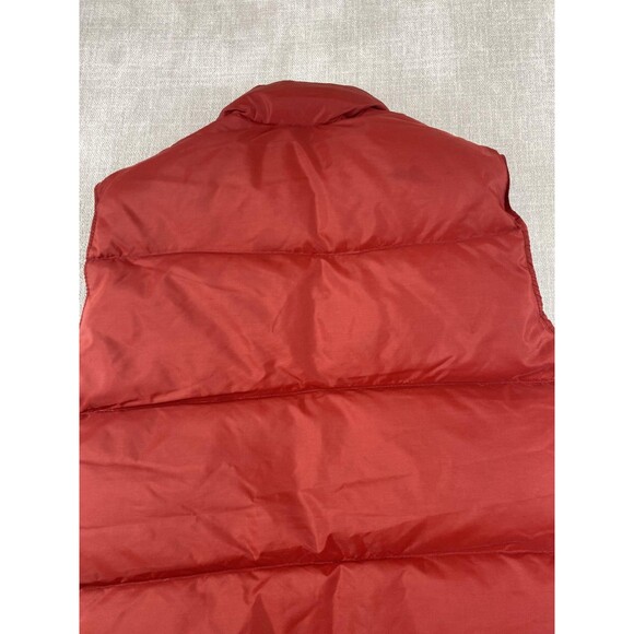 Vintage Ascente Down Puffer Vest Mens Small Red Blue Outdoor Ski Puffy 80s USA - Picture 8 of 14